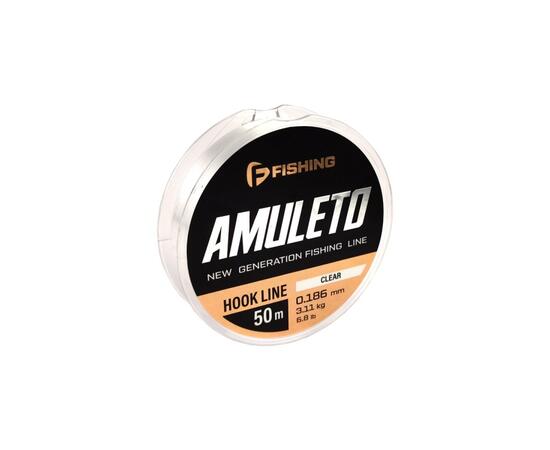 Леска F-FISHING Amuleto Hook Line Clear 50м 0,186мм 3,11кг 6,8lb