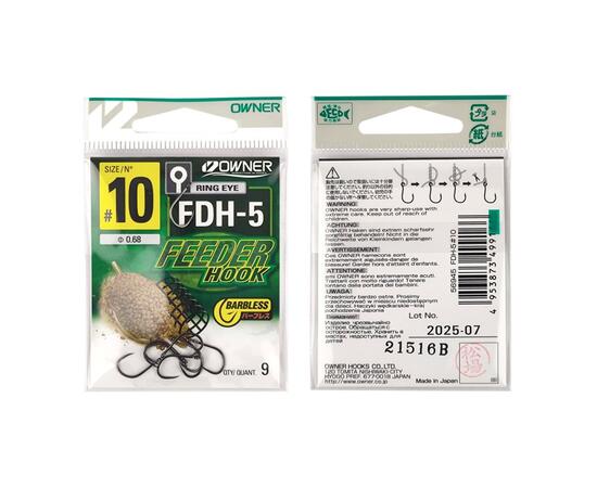 Крючок OWNER Feeder Hook FDH-5 BC №10 9шт  (УШКО)