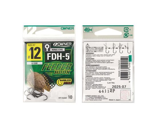Крючок OWNER Feeder Hook FDH-5 BC №12 10шт  (УШКО)
