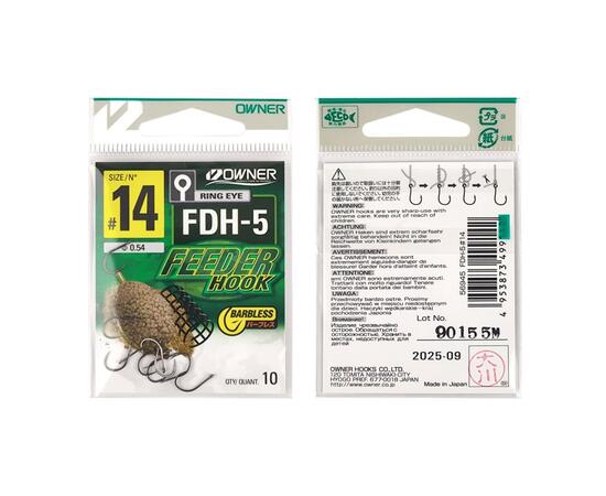 Крючок OWNER Feeder Hook FDH-5 BC №14 10шт  (УШКО)