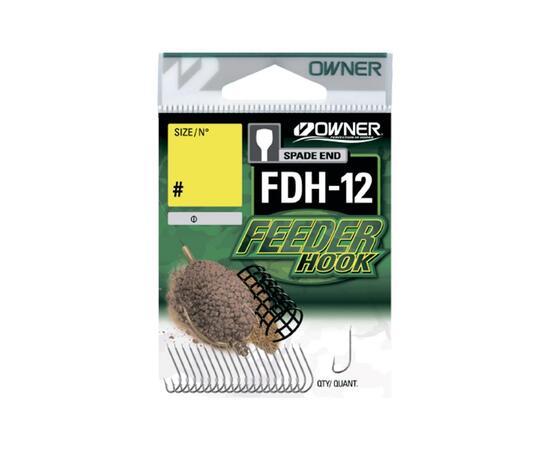 Крючок OWNER Feeder Hook FDH-12 white №10 20шт