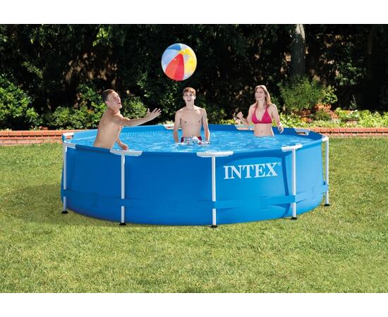 28212 Каркасный бассейн Intex 366 х 76 см с фильтр-насосом 2000 л/ч