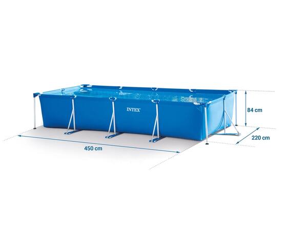 Каркасный бассейн Intex Rectangu, 450 х 220 х 84 см