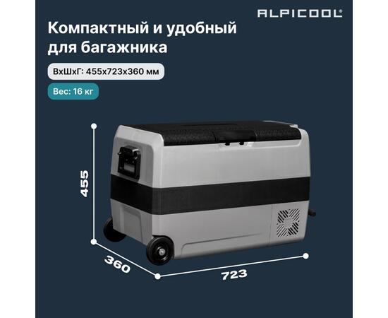 Автохолодильник Alpicool ET50 (12/24)