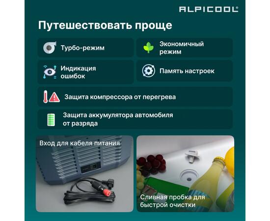 Автохолодильник Alpicool NL40 (12/24)
