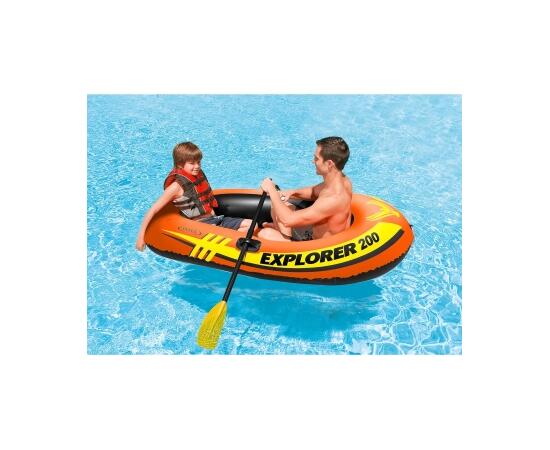 58330 Надувная лодка Intex Explorer 200 двухместная, 185х94х41 см, от 6 лет, до 95 кг