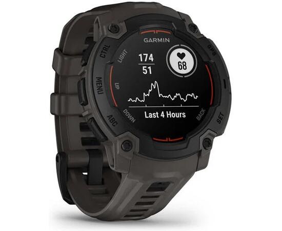 Умные часы Garmin Instinct® E – 45 mm (Black with Charcoal Band)