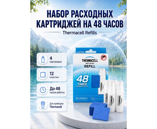 ​Набор расходных картриджей Thermacell Refills (4 картриджа + 12 пластин)​