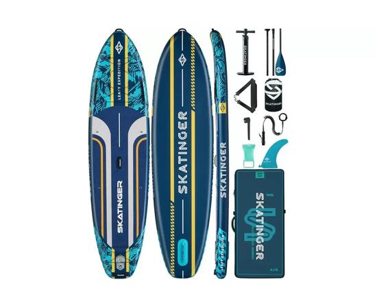 Сапборд Skatinger Leafy Expedition Blue Base