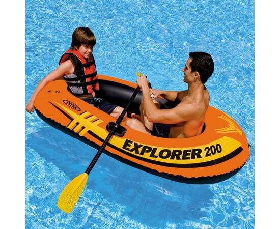 58330 Надувная лодка Intex Explorer 200 двухместная, 185х94х41 см, от 6 лет, до 95 кг