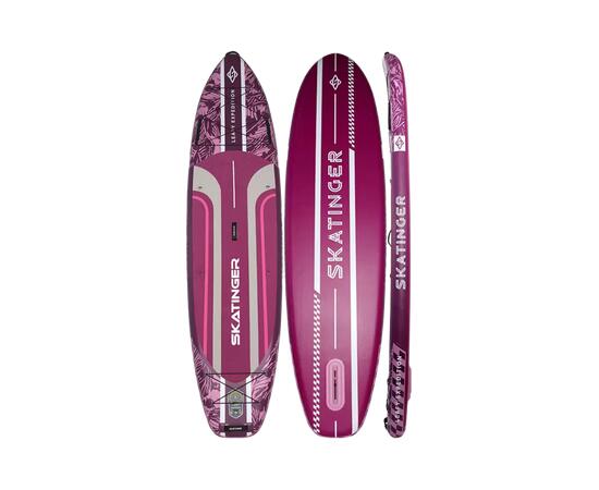 Сапборд Skatinger Leafy Expedition Pink Base