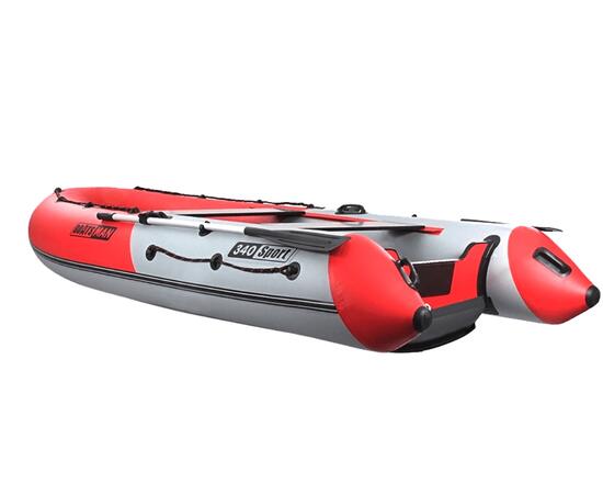 Надувная лодка Boatsman BT340ASR Sport (серо - красный)