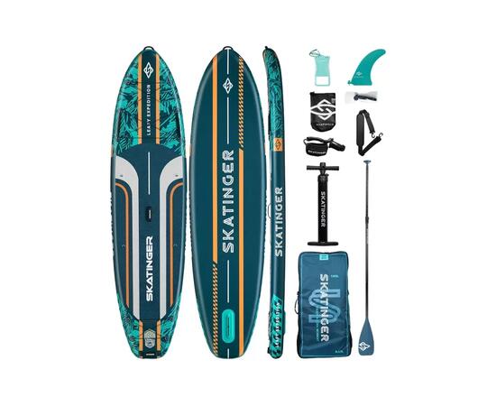Сапборд Skatinger Leafy Expedition Green Base