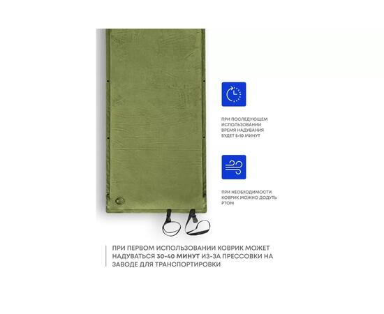 Коврик туристический RSP Velour 38 оливково-зеленый