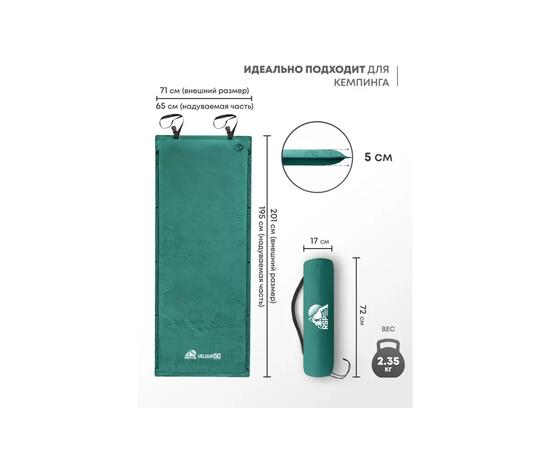 Коврик туристический RSP Velour 50 зеленый
