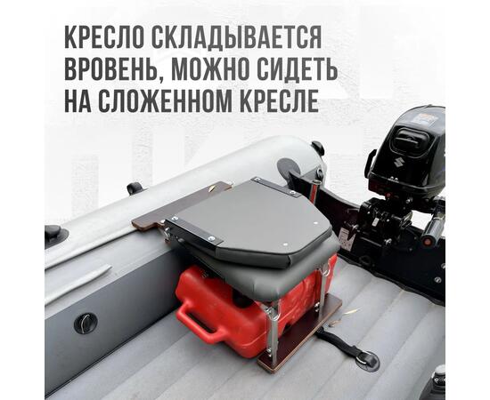 Кресло Кокпит Lite с рамой НДНД, сталь, винил, серый