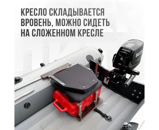 Кресло Кокпит Lite с рамой НДНД, нерж., оксфорд, черный