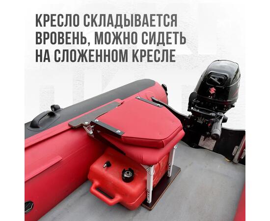Кресло Кокпит Lite с рамой НДНД, сталь, винил, красный