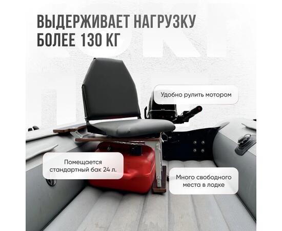 Кресло Кокпит Lite с рамой, сталь, винил, серый
