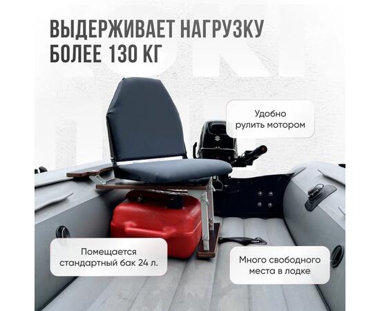Кресло Кокпит Lite с рамой НДНД, сталь, винил, серый