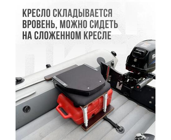Кресло Кокпит Lite с рамой НДНД, сталь, оксфорд, черный