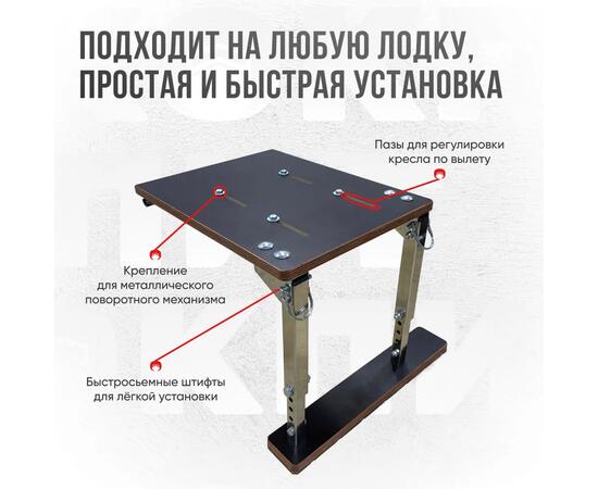 Кресло Кокпит Lite с рамой, нерж., оксфорд, синий