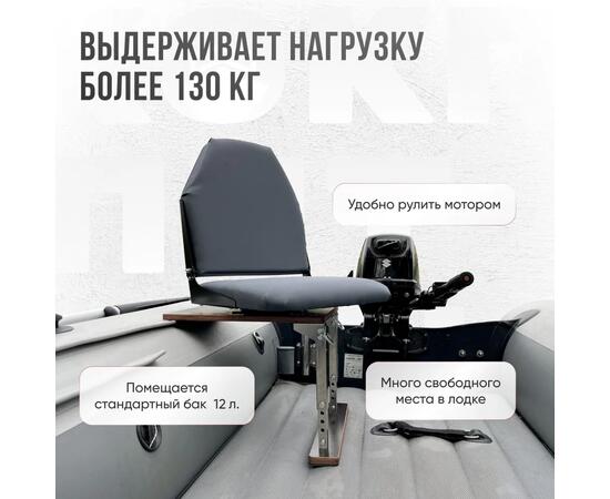 Кресло Кокпит Lite с рамой, нерж., оксфорд, серый