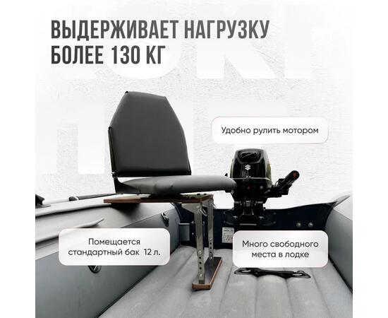 Кресло Кокпит Lite с рамой, нерж., винил, серый