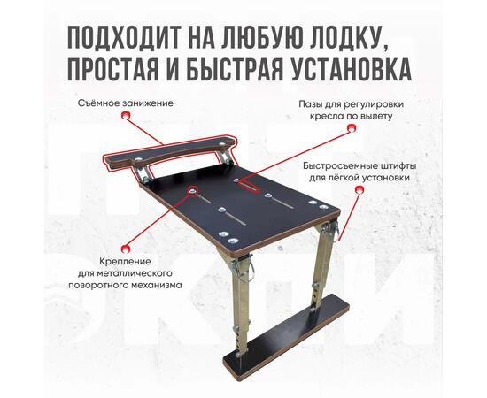 Кресло Кокпит Pro с рамой НДНД, нерж., оксфорд, камуфляж (цифра серая)