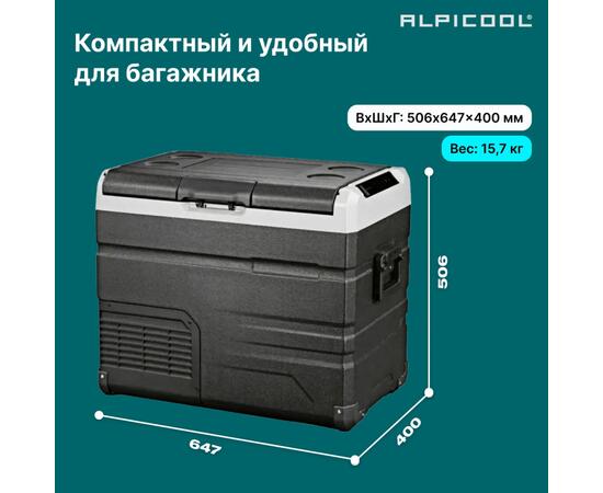 Автохолодильник Alpicool TS50 (12/24)