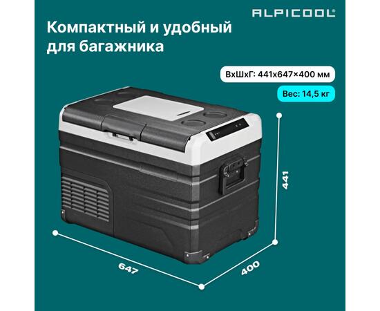 Автохолодильник Alpicool TS40 (12/24)