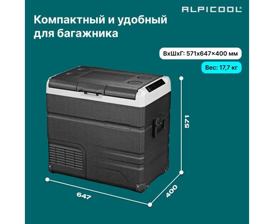Автохолодильник Alpicool TS60 (12/24)