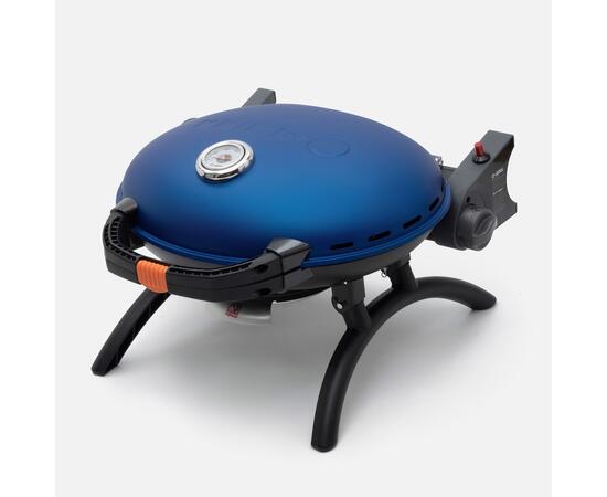 Портативный газовый гриль O-GRILL500 MT синий (в комплекте адаптер тип А) - с термометром