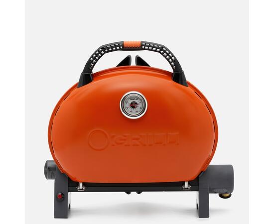Портативный газовый гриль O-GRILL500 MT оранжевый (в комплекте адаптер тип А) - с термометром