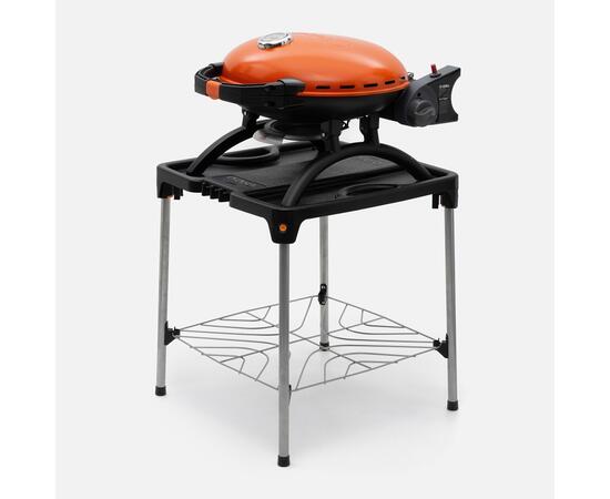 Портативный газовый гриль O-GRILL500 MT оранжевый (в комплекте адаптер тип А) - с термометром