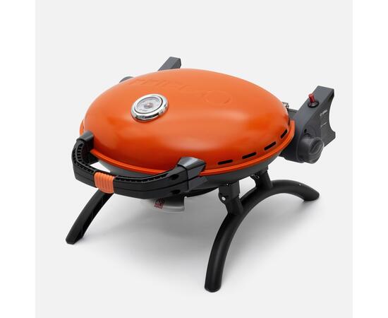 Портативный газовый гриль O-GRILL500 MT оранжевый (в комплекте адаптер тип А) - с термометром