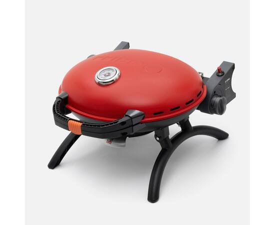 Портативный газовый гриль O-GRILL500 MT красный (в комплекте адаптер тип А) - с термометром