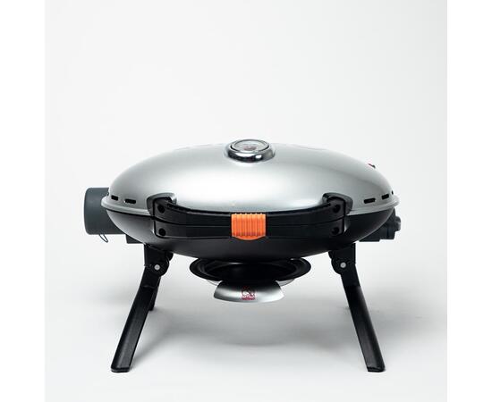 Портативный газовый гриль O-GRILL500 MT серебро (в комплекте адаптер тип А) - с термометром