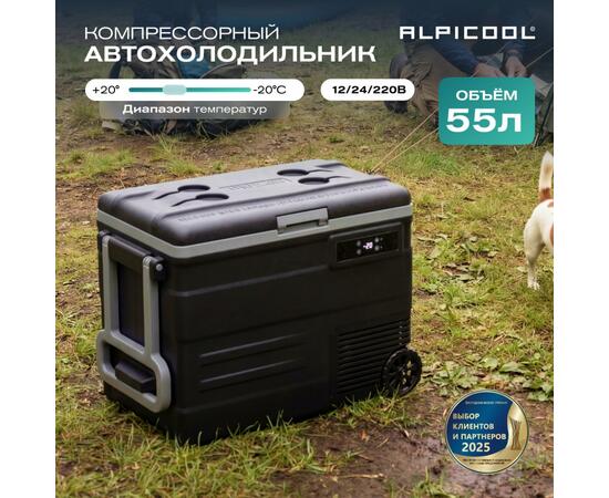 Автохолодильник Alpicool U55 (12/24)
