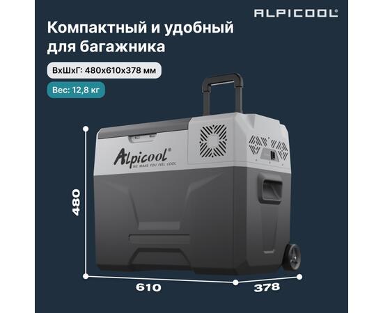 Автохолодильник Alpicool CX40 (12/24)
