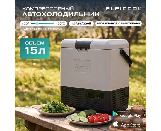 Автохолодильник Alpicool P15 (12/24)