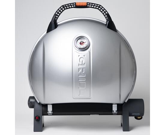 Портативный газовый гриль O-GRILL900МT серебро (в комплекте адаптер тип А)