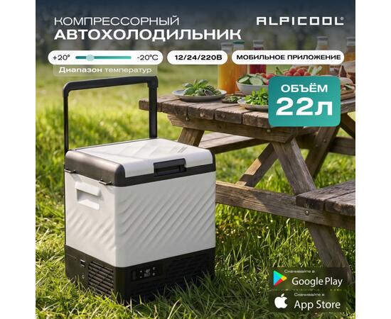 Автохолодильник Alpicool P22 (12/24)