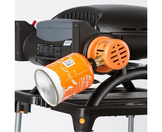 Портативный газовый гриль O-GRILL900МT серебро (в комплекте адаптер тип А)