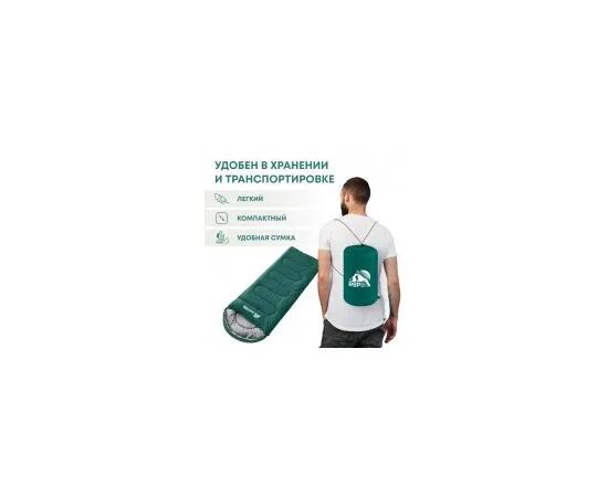 Спальный мешок RSP SLEEP 350 зеленый, левая молния