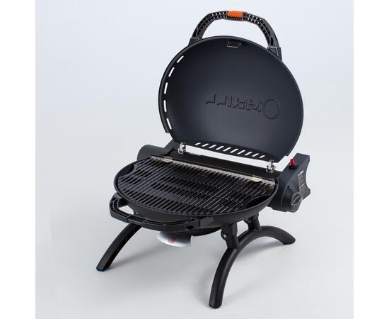 Портативный газовый гриль O-GRILL500 MT синий (в комплекте адаптер тип А) - с термометром