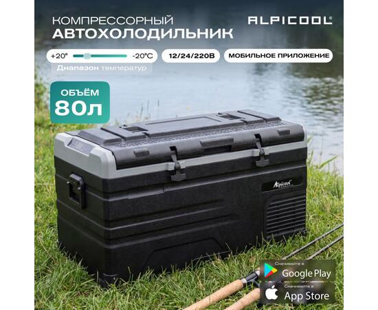 Автохолодильник Alpicool TS80 (12/24)