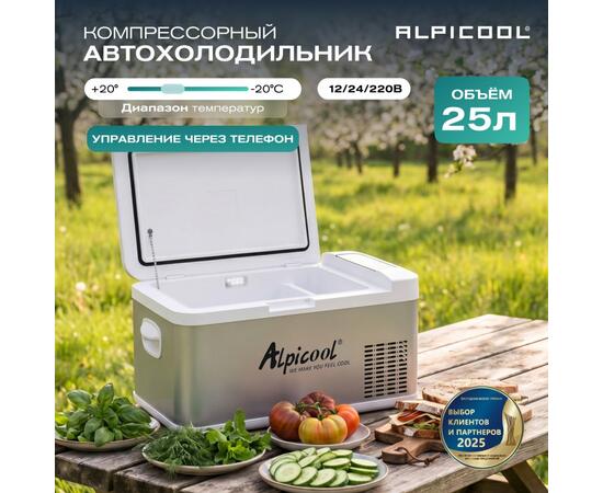 Автохолодильник Alpicool MK25 (12/24)