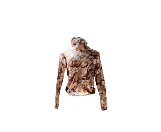 Защитная джерси FishCamp Simms, р.XL (52) woodland бежевый камуфляж (белый-бежевый)