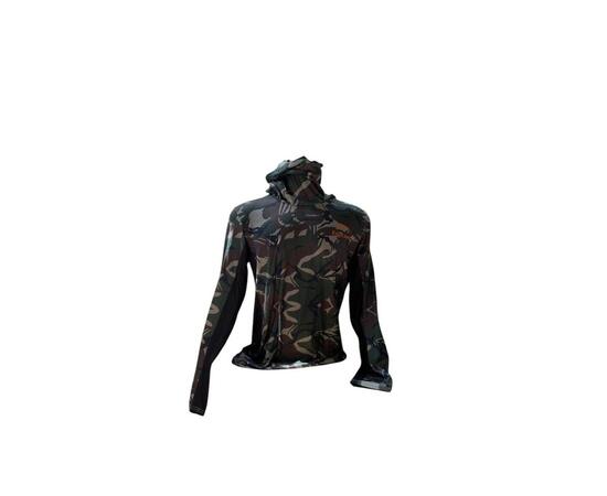 Защитная джерси FishCamp Simms, р.XXXL (56) woodland хаки камуфляж